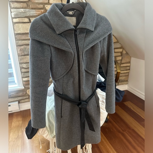 Soia and Kyo grey wool luxury Coat - Picture 1 of 5